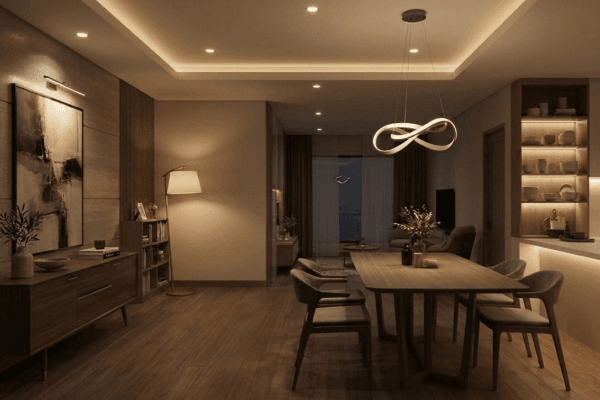 inspirasi jenis lighting rumah estetik